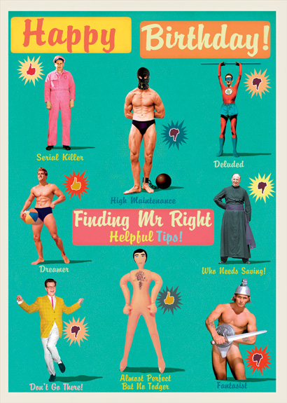 LG15 - Finding Mr Right (A) Birthday Card - Click Image to Close