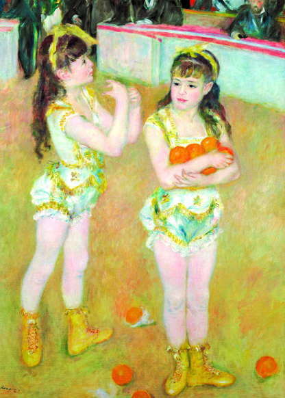 AC101 - Acrobats at the Cirque Fernando by Pierre Renoir - Click Image to Close