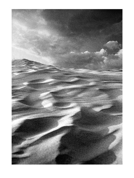 Windswept Dunes - 40x30cm B&W Print by Max Hernn - Click Image to Close