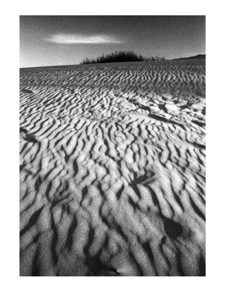 Scathed Sand Dunes - 40x30cm B&W Print by Max Hernn