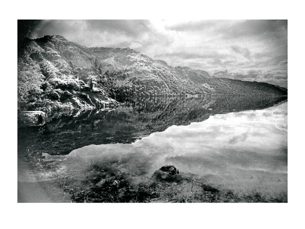 Reflecting Lake - 40 x 30cm Black & White Print by Max Hernn - Click Image to Close