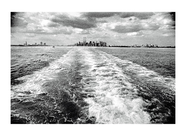 New York City from Upper Bay - 40x30cm B&W Print by Max Hernn