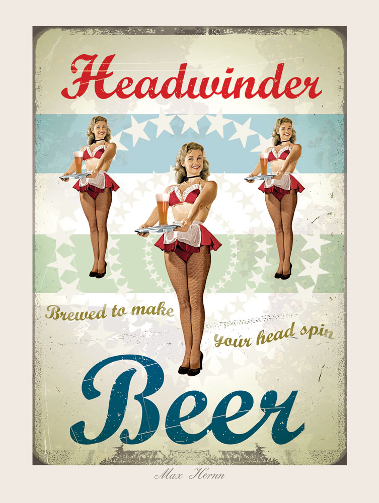 Headwinder Beer 40x30 cm Print by Max Hernn - Click Image to Close