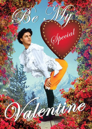 Be My Special Valentine Man Greeting Card - Click Image to Close