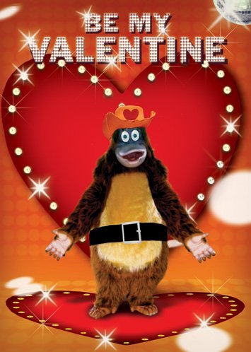 Be My Valentine Monkey Ape Greeting Card - Click Image to Close