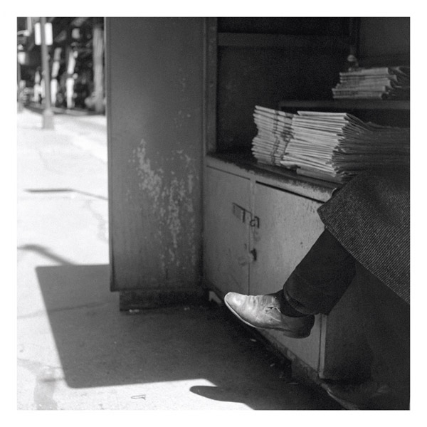 Vivian Maier Newspaper Stand 30x30cm Print Vivian Maier Newspaper Stand 30x30cm Print
