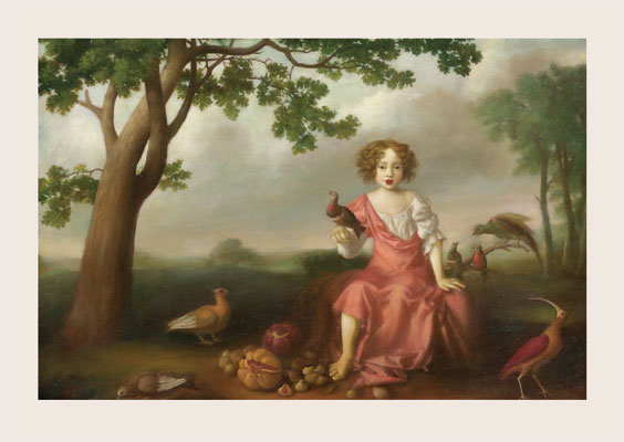 Fruit under a Horse Tree Greeting Card by Stephen Mackey