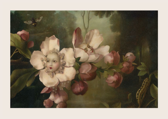 Sleepless Blossom Greeting Card by Stephen Mackey