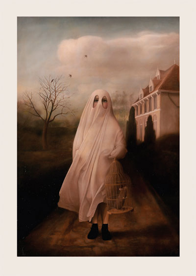 Orphans Greeting Card by Stephen Mackey - Click Image to Close