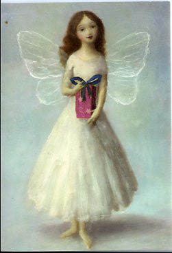 Present Fairy Pack of 5 Notelets by Stephen Mackey