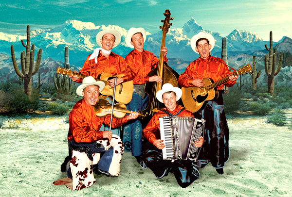 Cowboy Musicians Postcard by Max Hernn Cowboy Musicians Postcard by Max Hernn