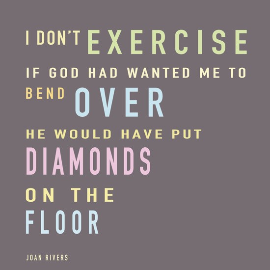 PW17 - I Don't Exercise Greeting Card PW17 - I Don't Exercise Greeting Card