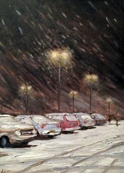 XAC14 - Snow Punch, Grant Parking Lot by Philip Hill - Click Image to Close