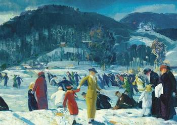 XAC18 - The Love of Winter by George Bellows - Click Image to Close