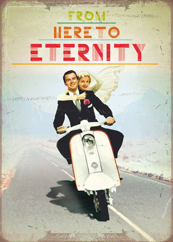 DH37 - From Here To Eternity - Scooter Couple Card by Max Hernn DH37 - From Here To Eternity - Scooter Couple Card by Max Hernn