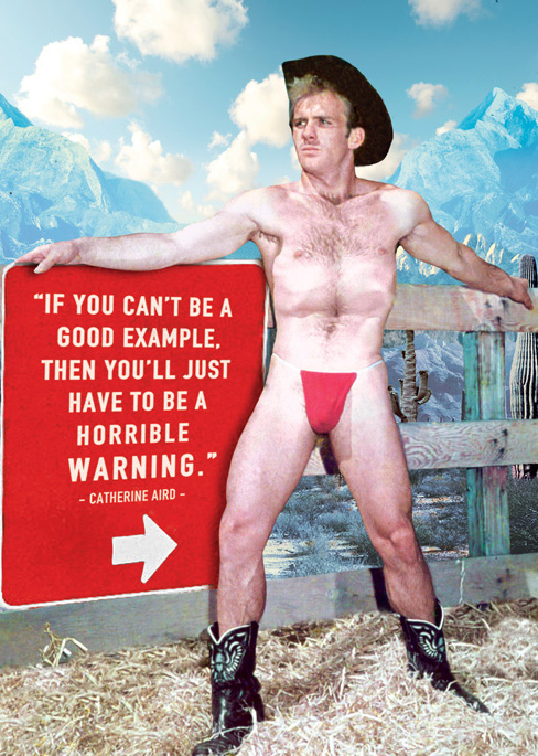 MQ12 - Horrible Warning - Catherine Aird Quote Greeting Card MQ12 - Horrible Warning - Catherine Aird Quote Greeting Card