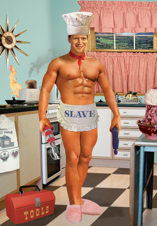 Kitchen Slave Postcard by Max Hernn Kitchen Slave Postcard by Max Hernn