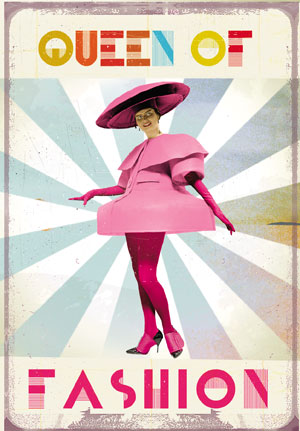 Queen of Fashion Postcard by Max Hernn Queen of Fashion Postcard by Max Hernn