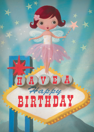 Have A Happy Birthday - Fairy Greeting Card by Stephen Mackey - Click Image to Close