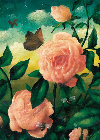 PO126 - Pink Roses Greeting Card by Stephen Mackey PO126 - Pink Roses Greeting Card by Stephen Mackey