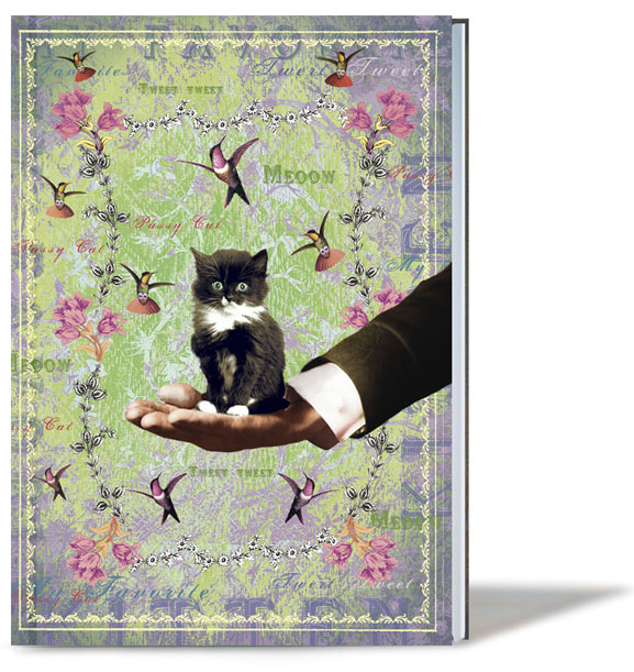 Kitten A5 Notebook with Lined Pages by Mimi