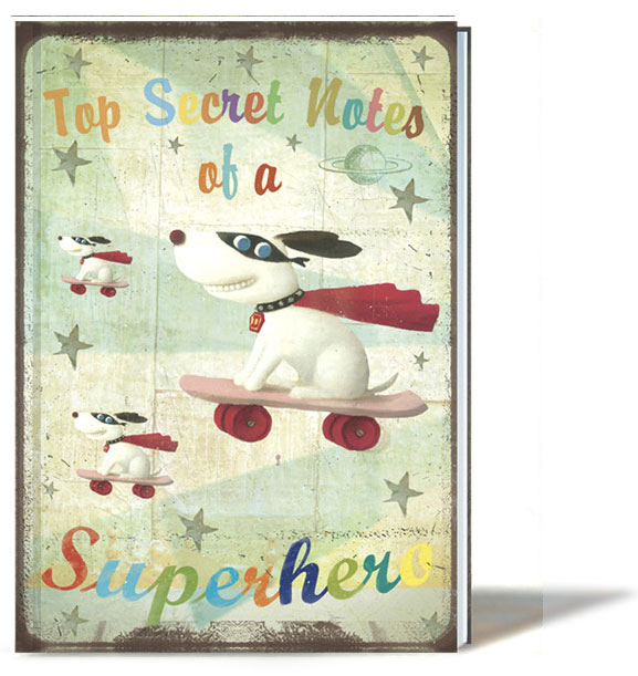 Superhero Dog A5 Notebook by Max Hernn and Stephen Mackey - Click Image to Close