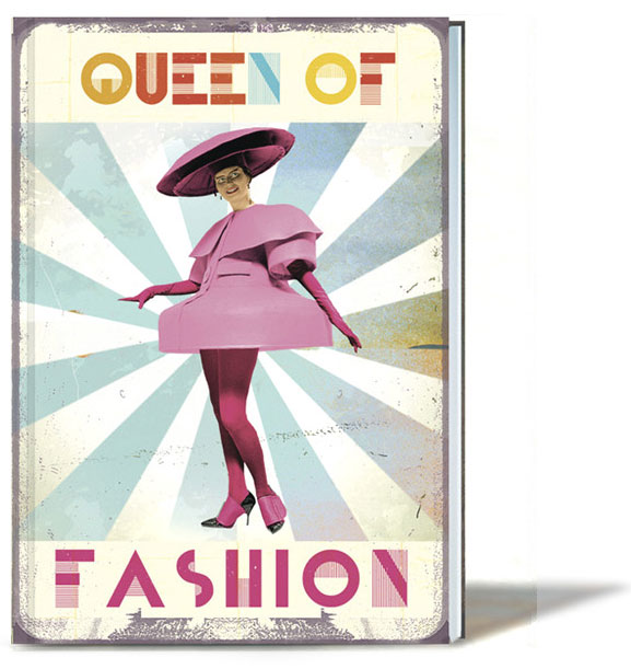 Queen of Fashion A5 Lined Notebook by Max Hernn