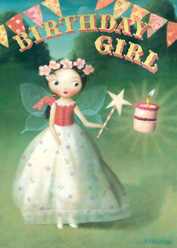 PO77 - Birthday Girl - Magic Cake Card by Stephen Mackey PO77 - Birthday Girl - Magic Cake Card by Stephen Mackey